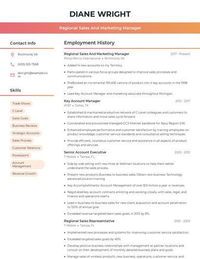 Resume example 3