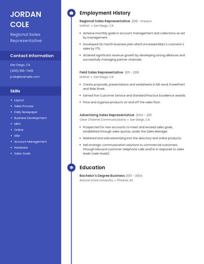 Resume example 4
