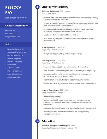 Resume example 4