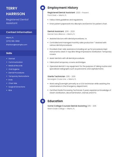 Resume example 5