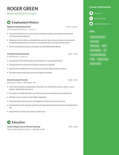 Resume example 4