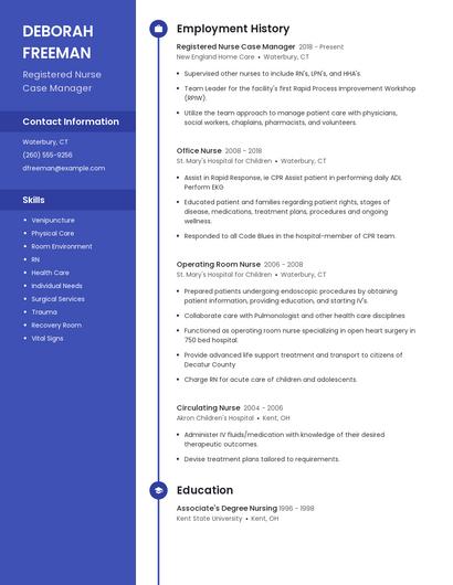 Resume example 4