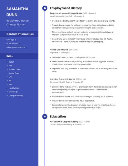 Resume example 5