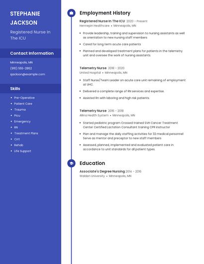 Resume example 4
