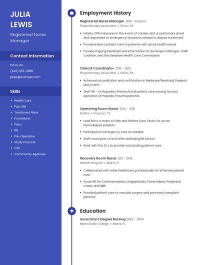 Resume example 5