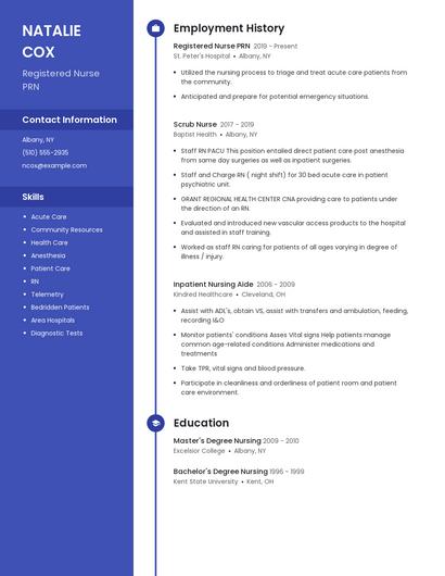 Resume example 4