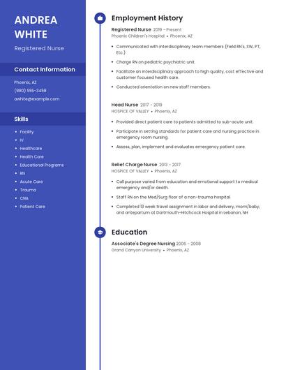 Registered Nurse Resume