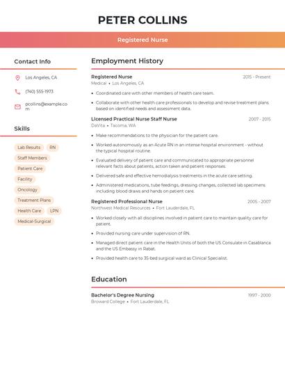 Resume example 3