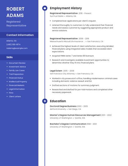 Resume example 4