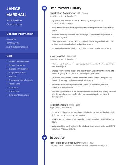 Resume example 4