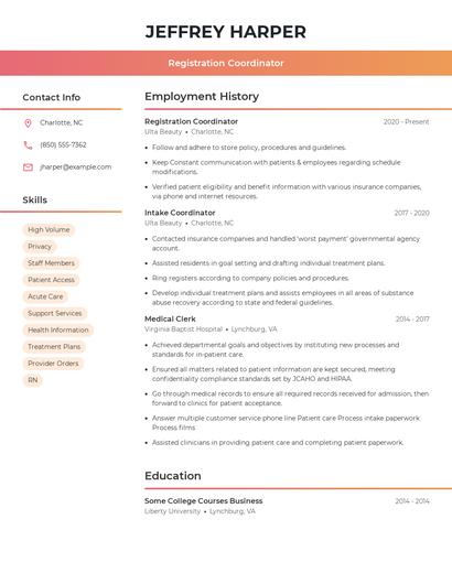 Resume example 3