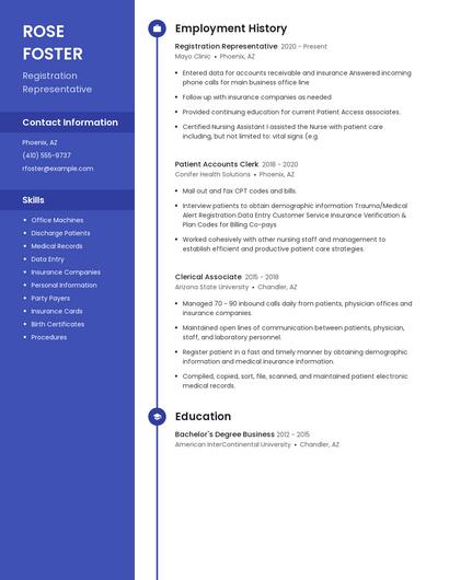 Resume example 4