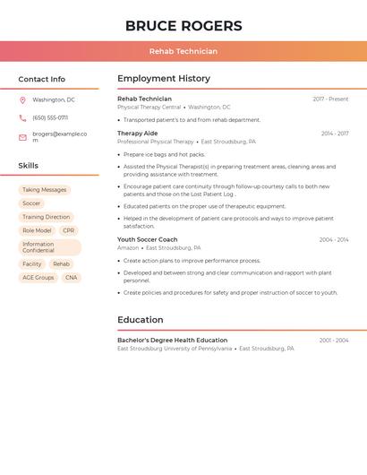 Resume example 3