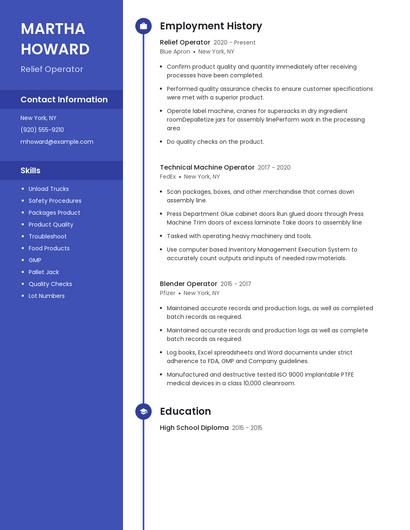 Resume example 4