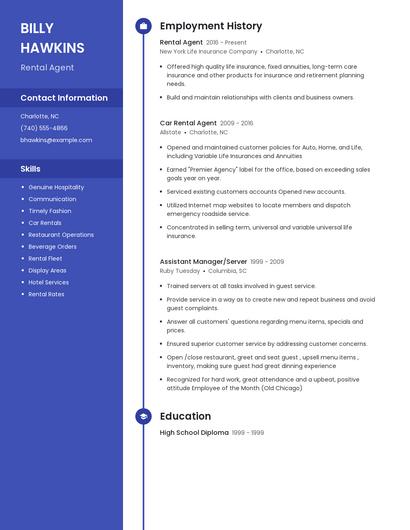Resume example 4