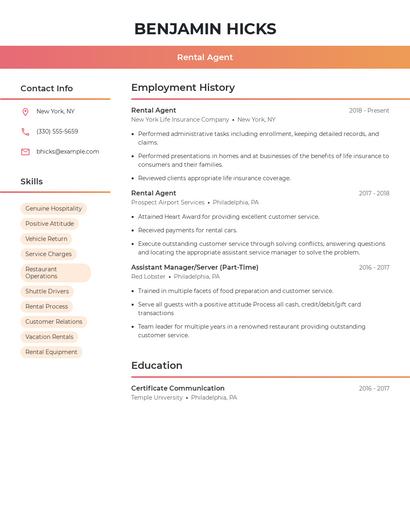 Resume example 3