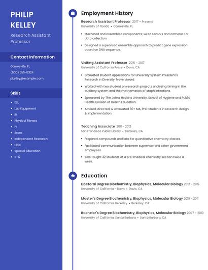 Resume example 4