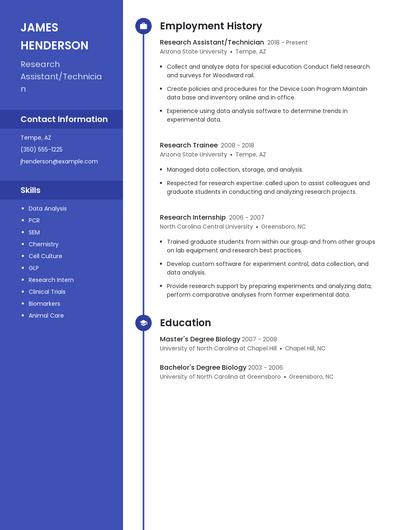 Resume example 5