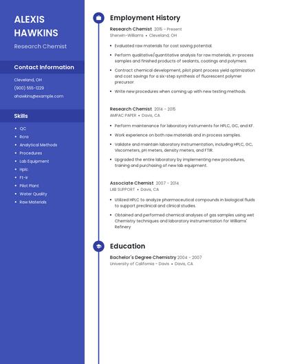 Resume example 5