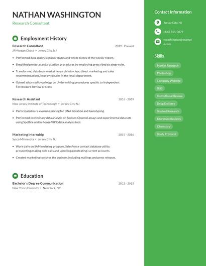 Resume example 4