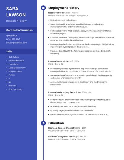 Resume example 4