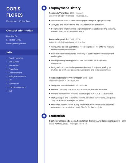 Resume example 4