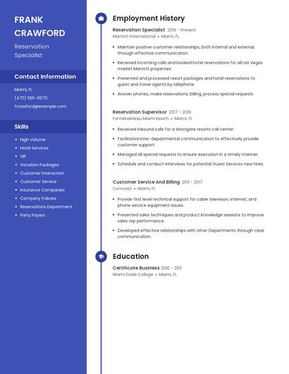 Resume example 4