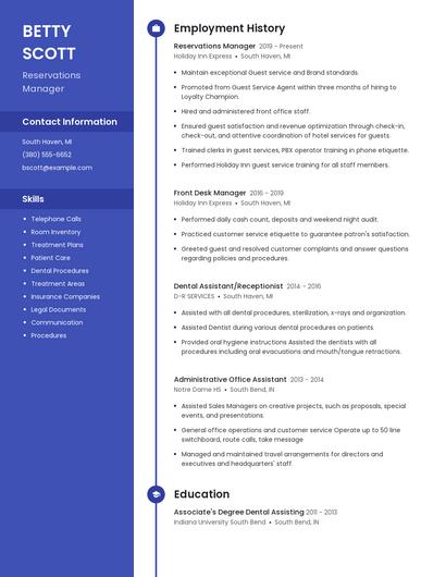 Resume example 4