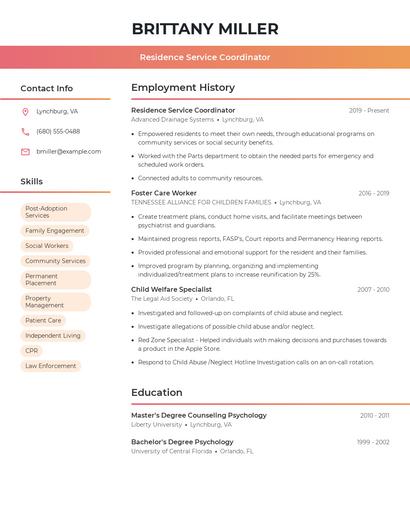 Resume example 3