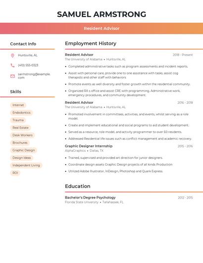 Resume example 3