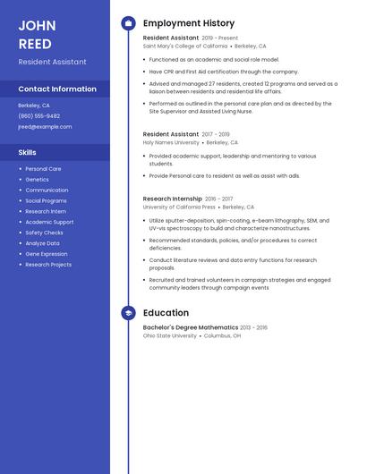 Resume example 5