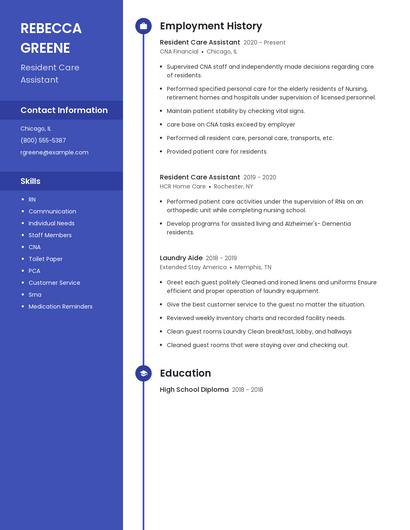 Resume example 5