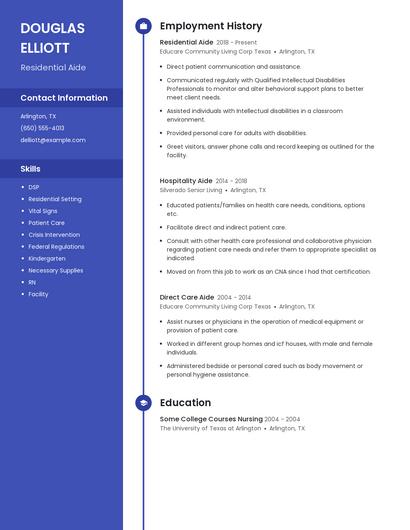 Resume example 5