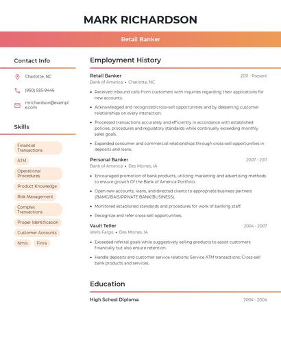 Resume example 3