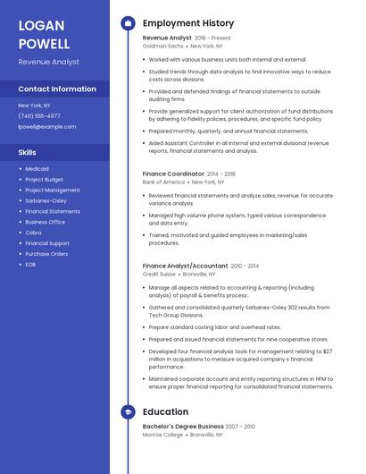 Resume example 4