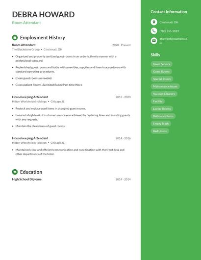 Resume example 5
