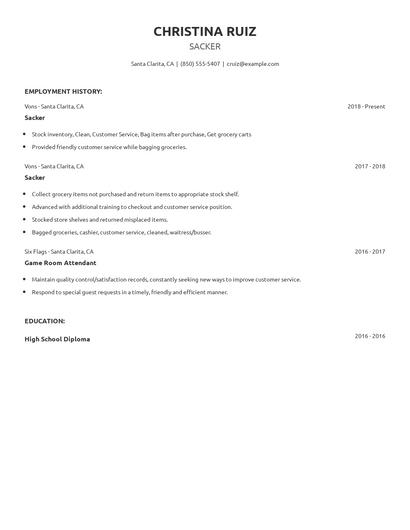 Sacker Resume