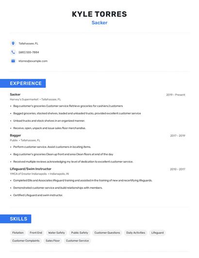 Sacker Resume
