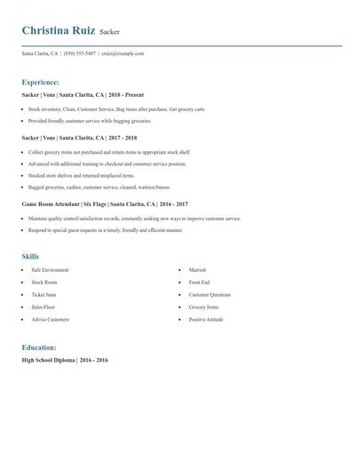 Sacker Resume