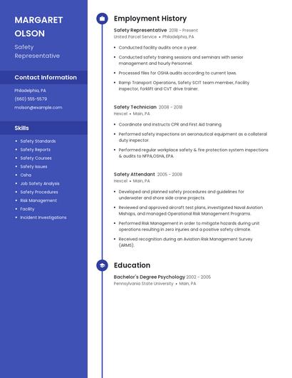 Resume example 4
