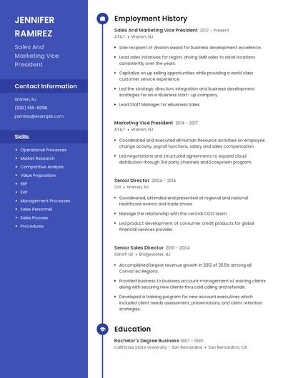 Resume example 5