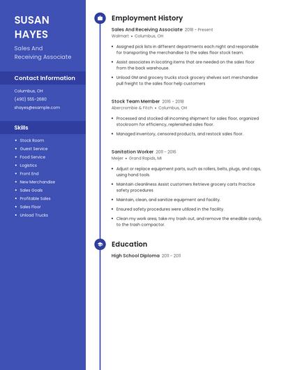 Resume example 5