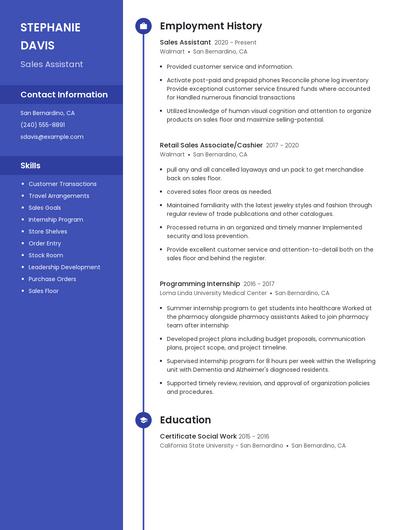 Resume example 4