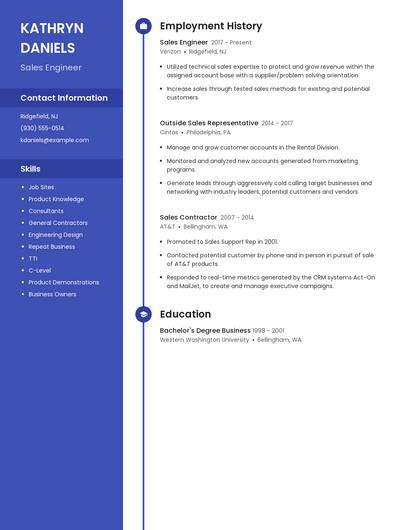 Resume example 5