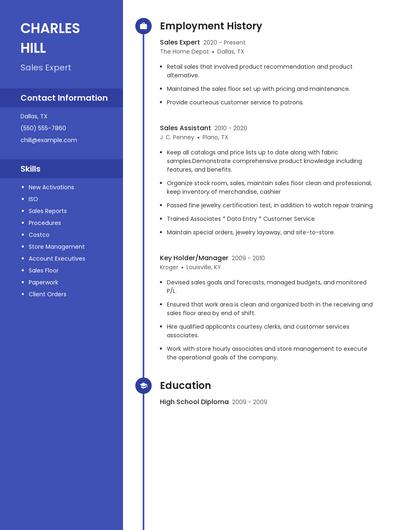 Resume example 5