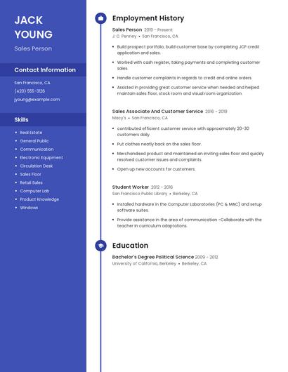 Resume example 5