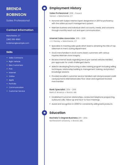 Resume example 5