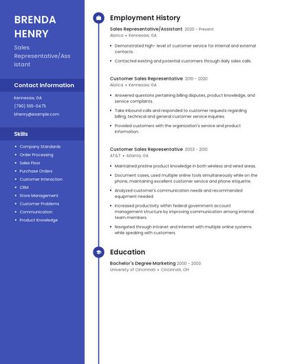 Resume example 4