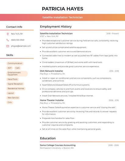 Resume example 3