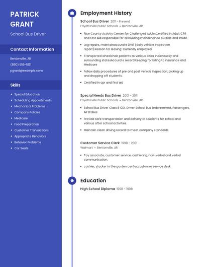 Resume example 4
